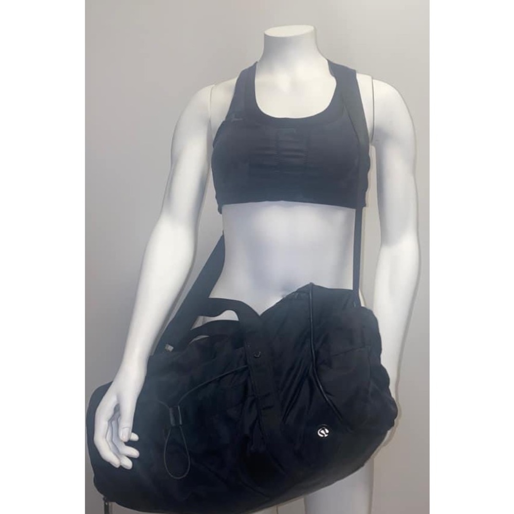 Large Lululemon Black Gym Bag